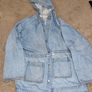 Denim hoodie